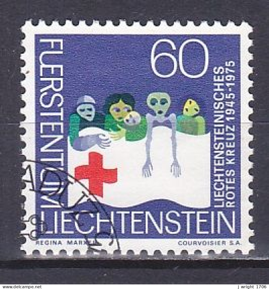 Liechtenstein, 1975, Red Cross, 60rp, CTO - Used Stamps