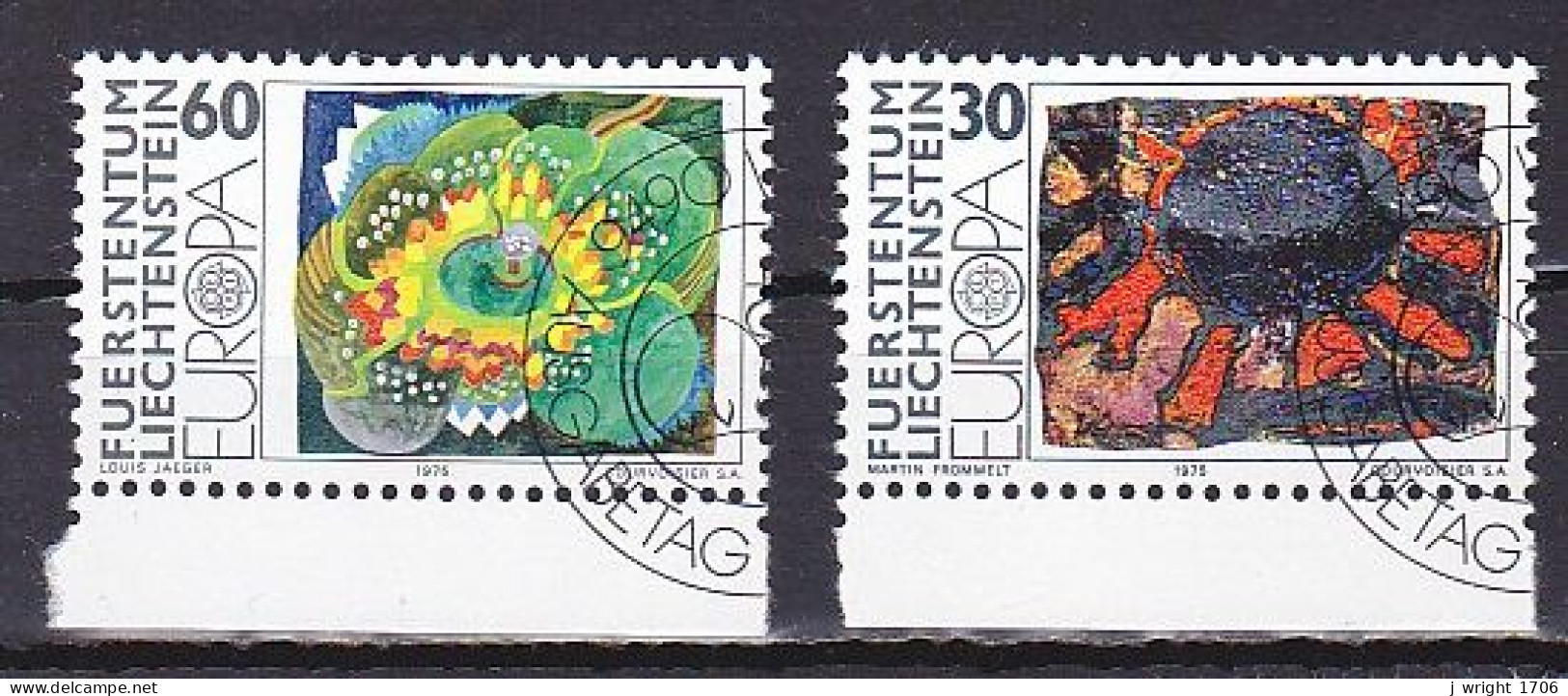 Liechtenstein, 1975, Europa CEPT, Set, CTO - Gebruikt