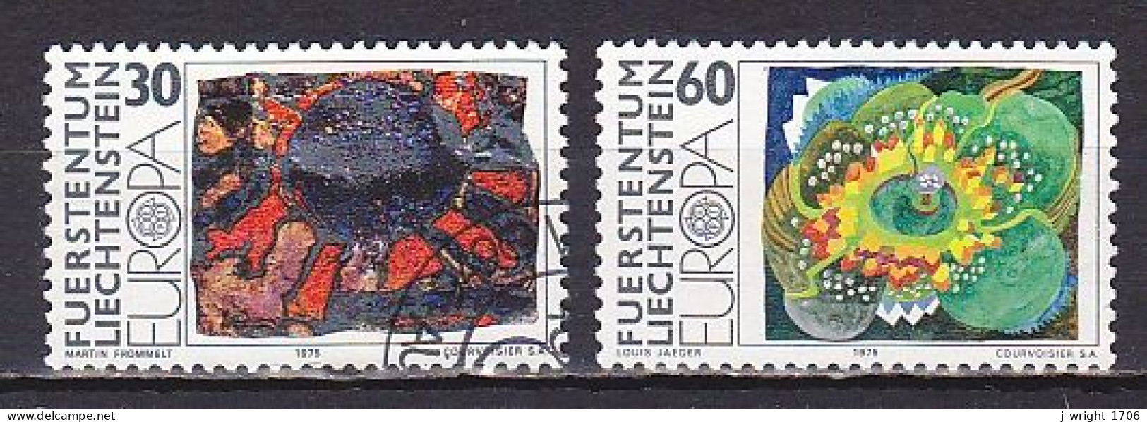 Liechtenstein, 1975, Europa CEPT, Set, CTO - Gebruikt