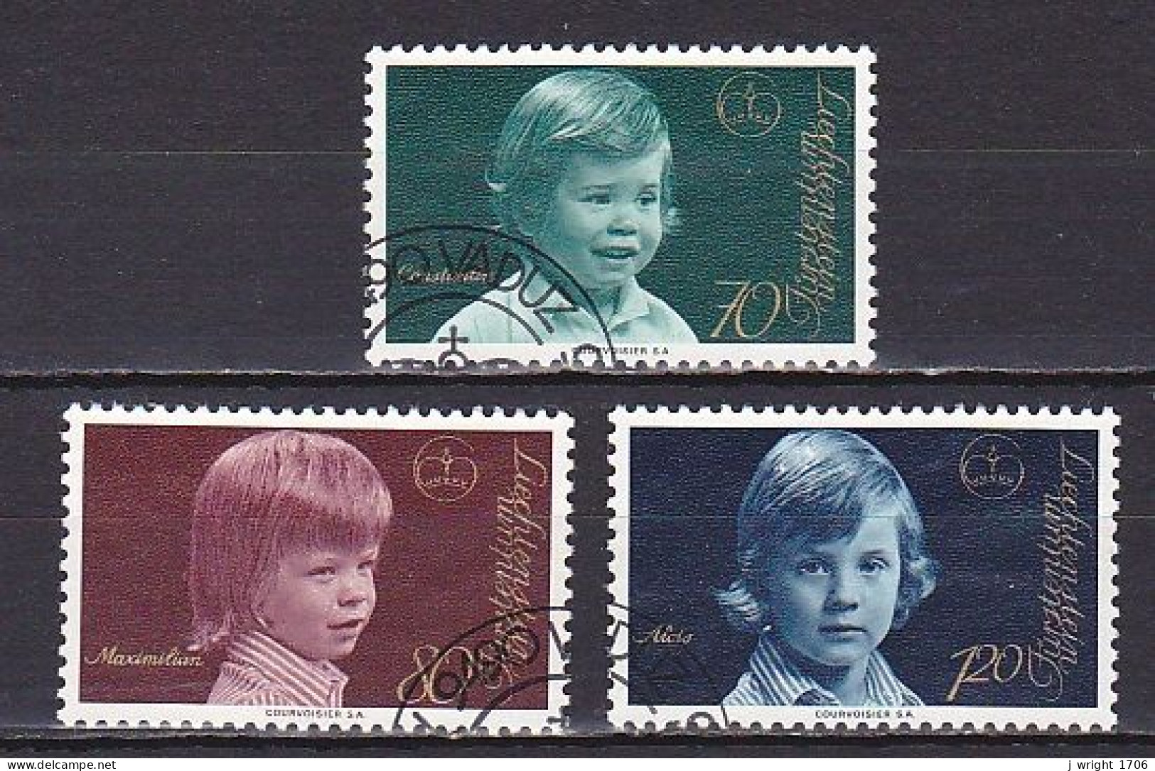 Liechtenstein, 1975, Princes Of Liechtenstein, Set, CTO - Used Stamps