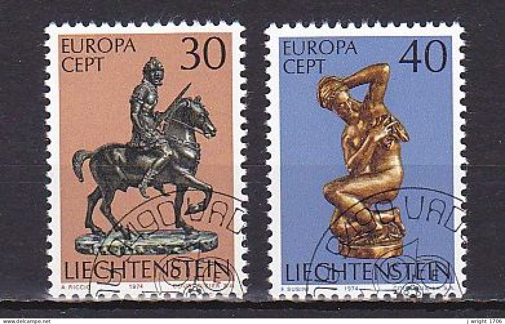 Liechtenstein, 1974, Europa CEPT, Set, CTO - Used Stamps