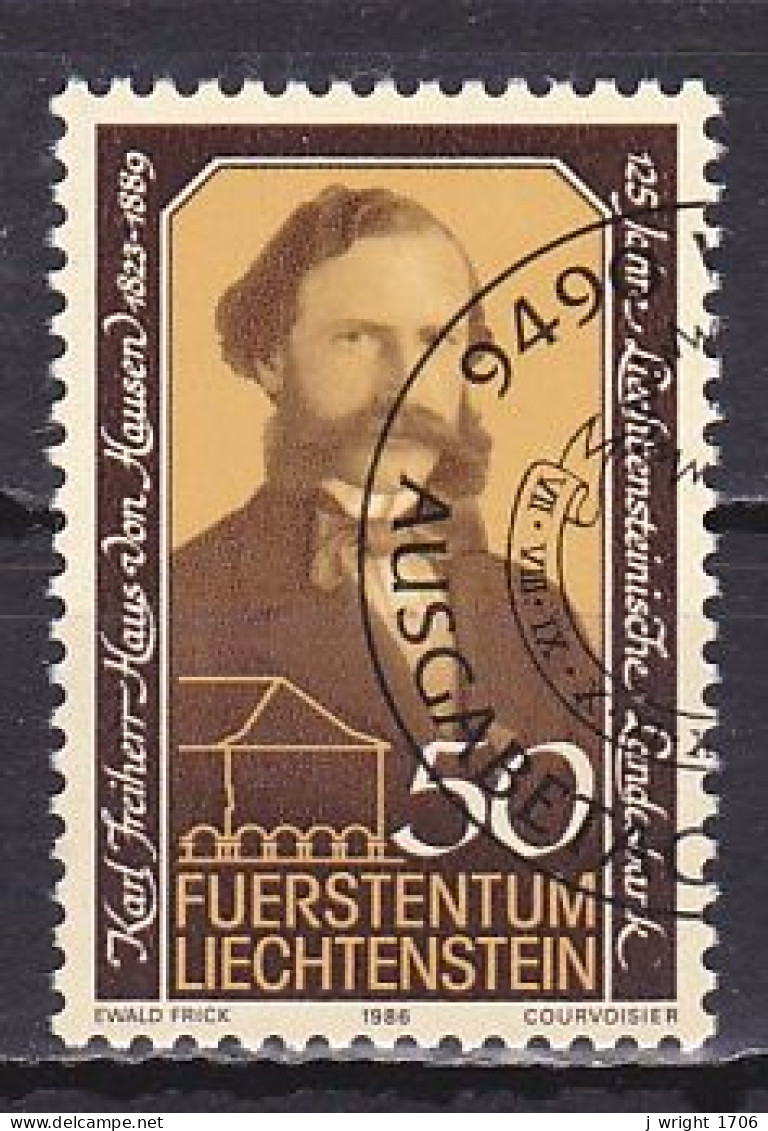 Liechtenstein, 1986, Land Bank 125th Anniv, 50rp, CTO - Used Stamps