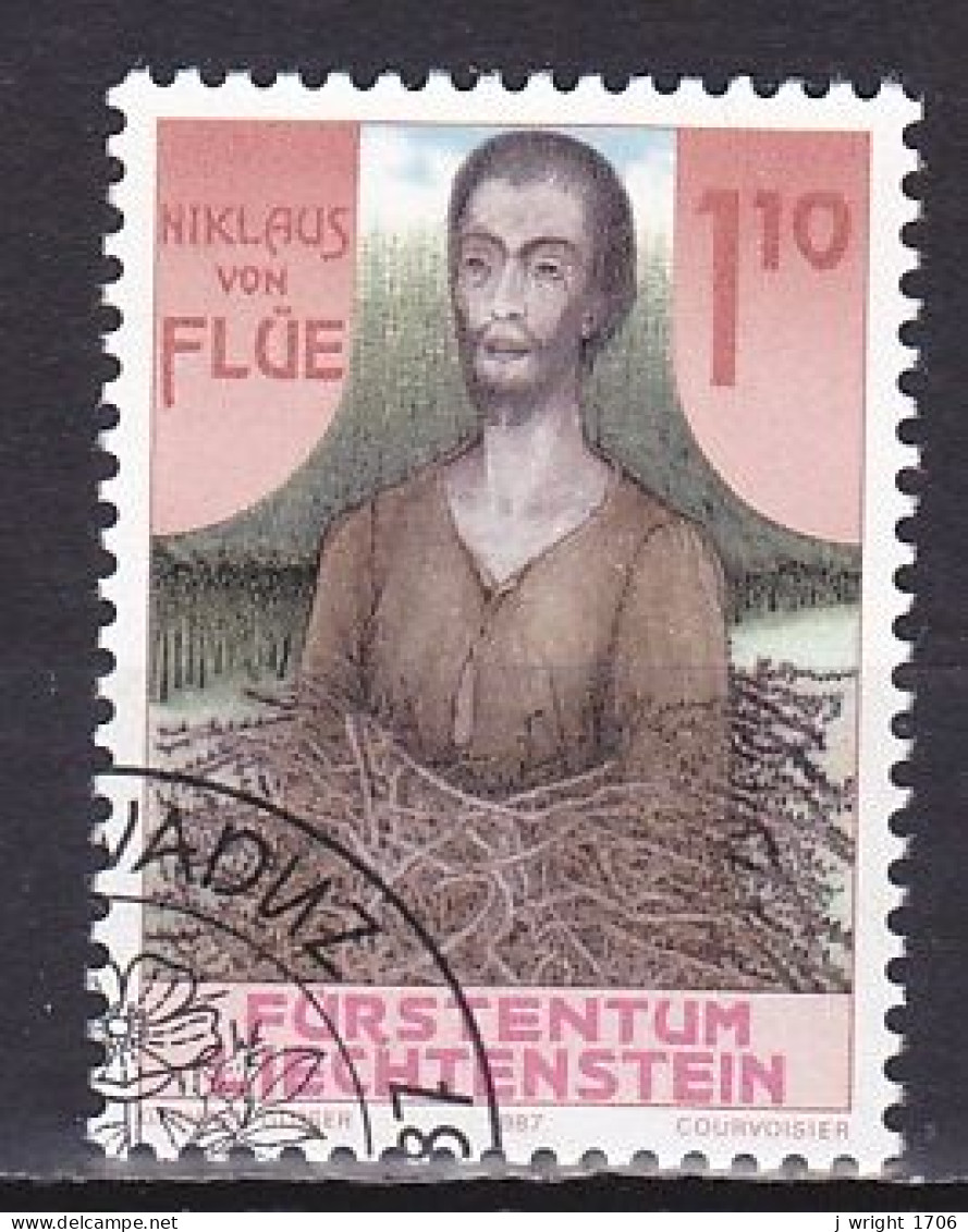 Liechtenstein, 1987, Niklaus Von Flüe, 1.10Fr, CTO - Used Stamps