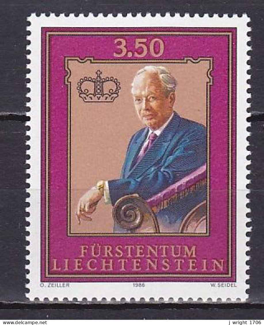 Liechtenstein, 1986, Prince Franz Josef II 80th Birthday, 3.50Fr, MNH - Unused Stamps