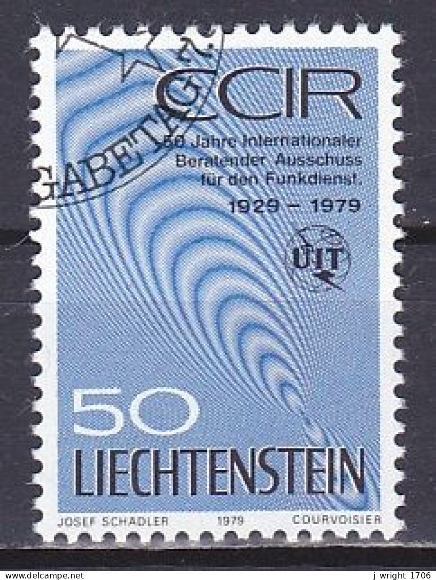 Liechtenstein, 1979, International Radio Consultative Committee, 50rp, CTO - Gebraucht