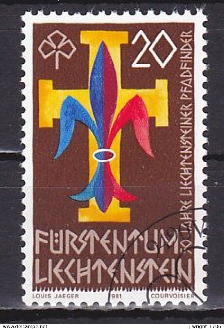 Liechtenstein, 1981, Scouting Movement, 20rp, CTO - Gebraucht