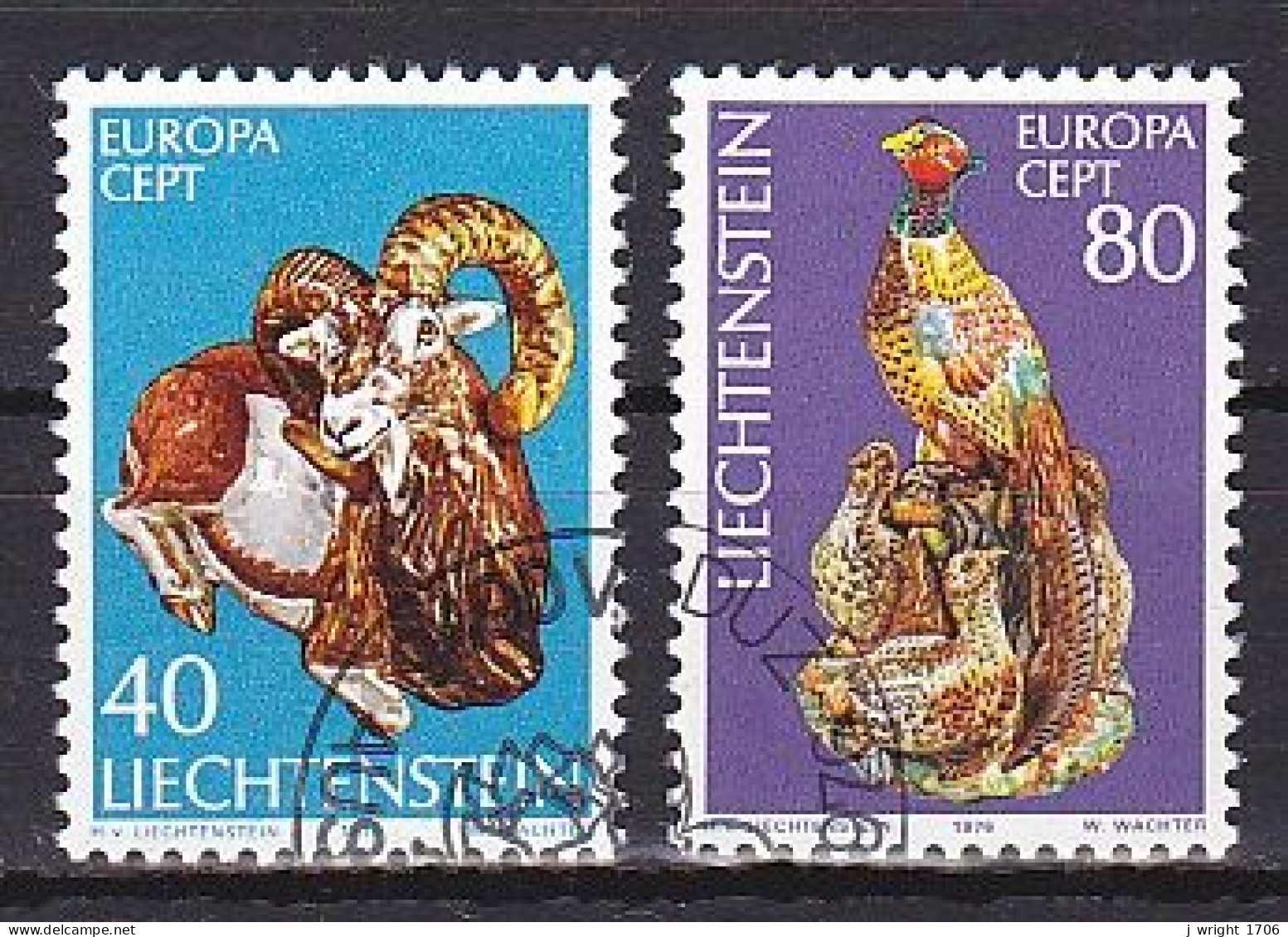 Liechtenstein, 1976, Europa CEPT, Set, CTO - Gebruikt