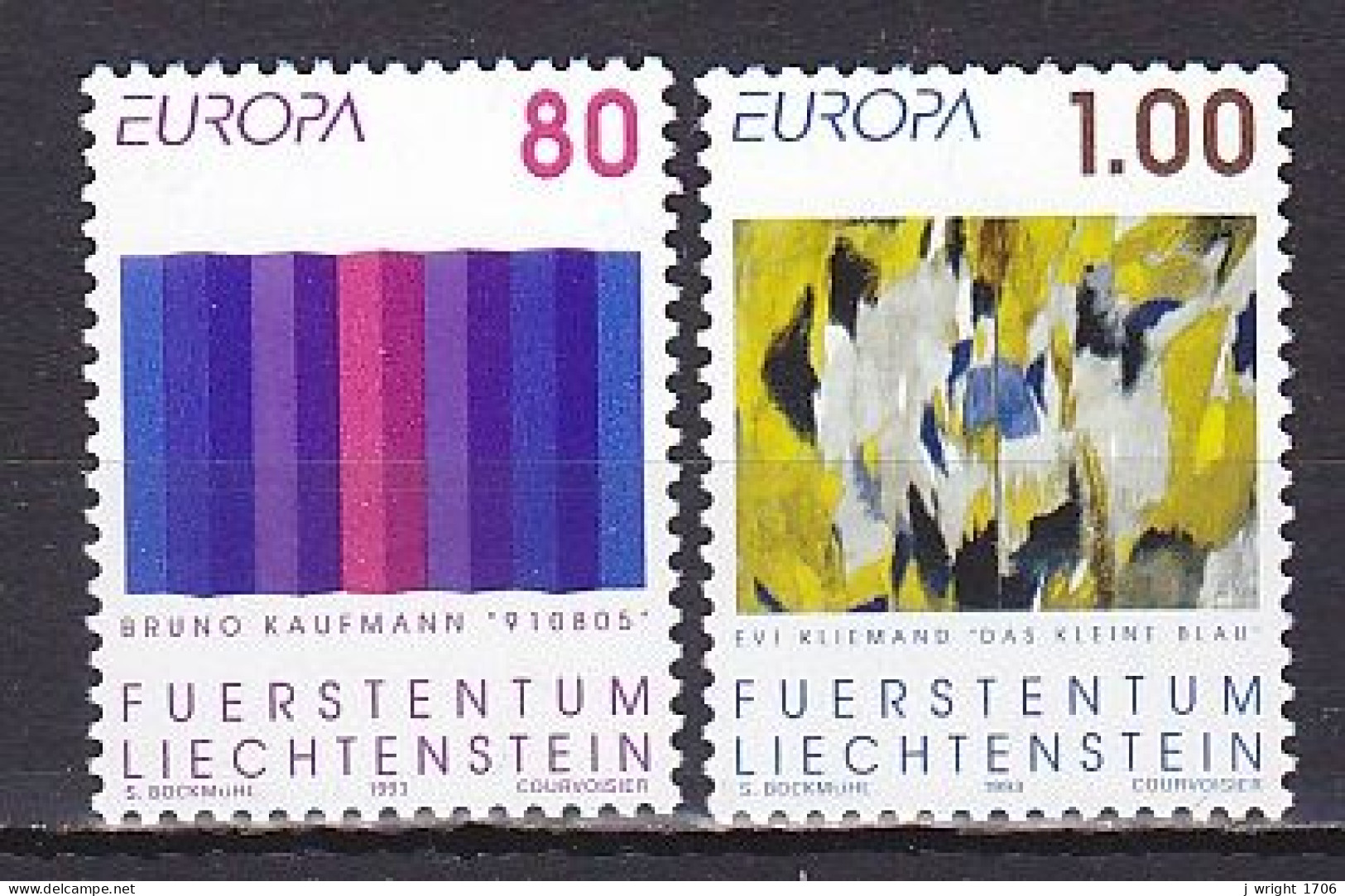 Liechtenstein, 1993, Europa CEPT, Set, MNH - Ongebruikt