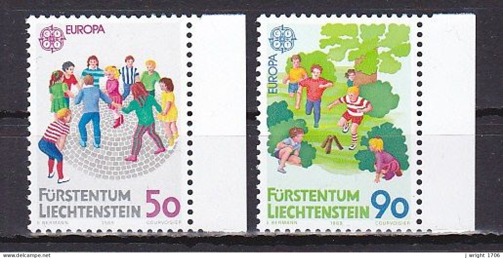 Liechtenstein, 1989, Europa CEPT, Set, MNH - Neufs