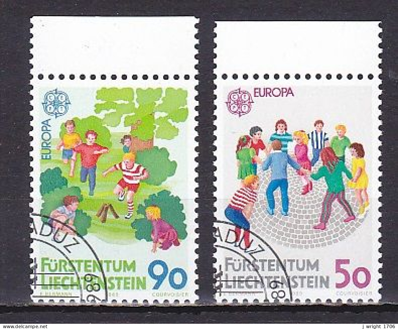 Liechtenstein, 1989, Europa CEPT, Set, CTO - Gebruikt