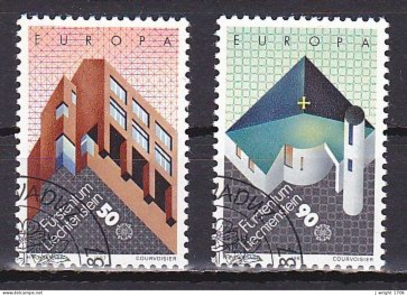 Liechtenstein, 1987, Europa CEPT, Set, CTO - Used Stamps