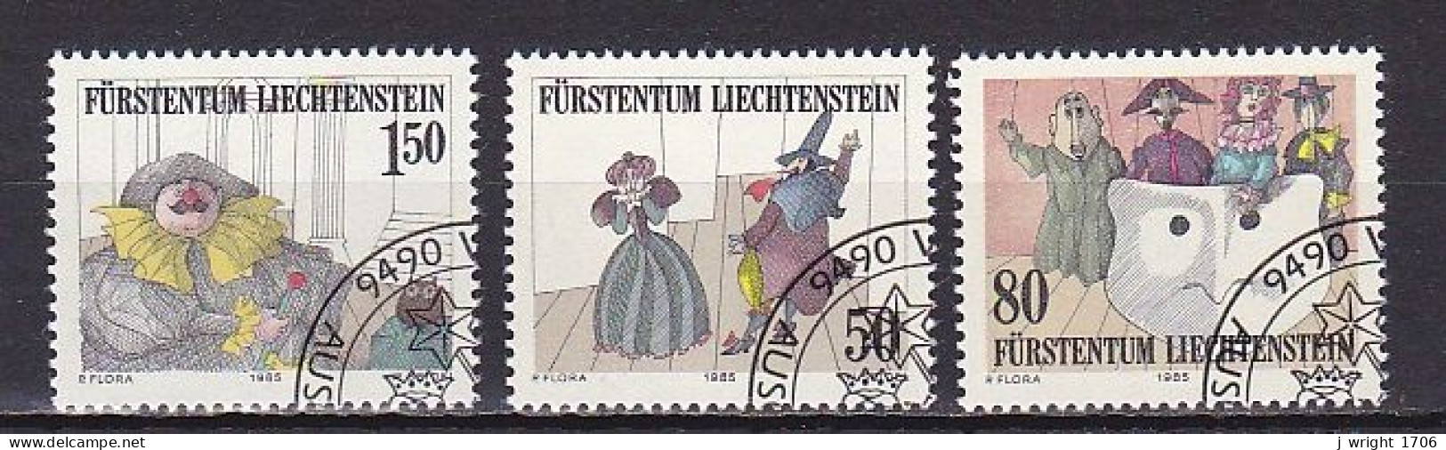 Liechtenstein, 1985, Theatre, Set, CTO - Gebruikt