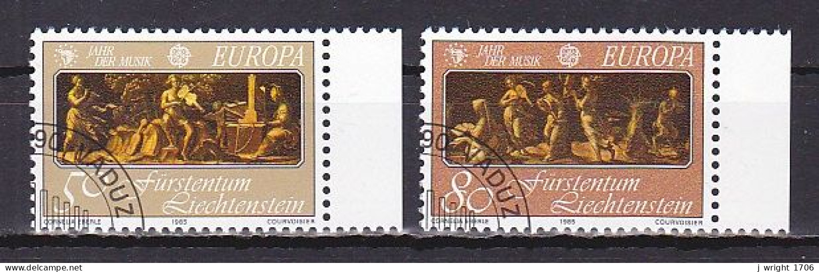 Liechtenstein, 1985, Europa CEPT, Set, CTO - Used Stamps