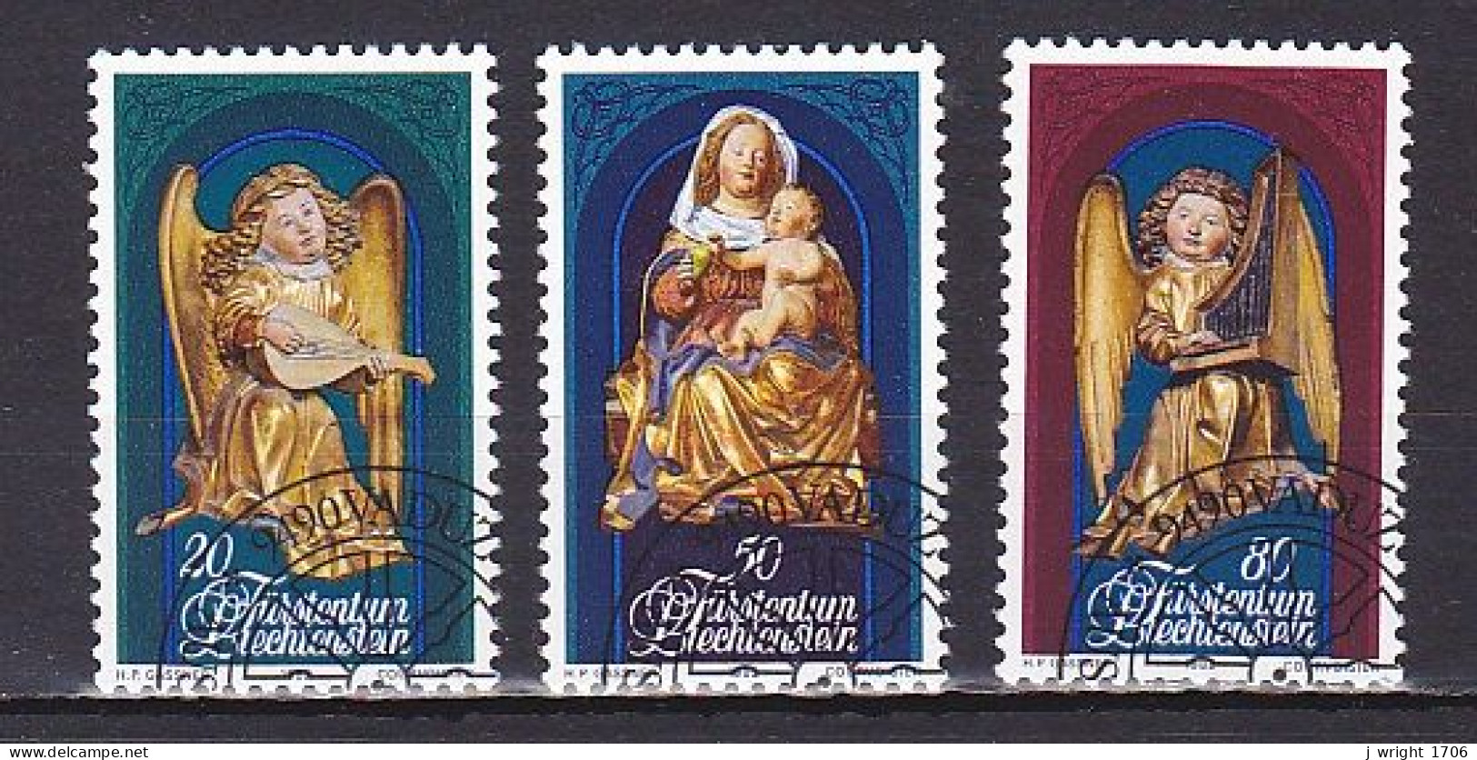 Liechtenstein, 1982, Christmas, Set, CTO - Usati