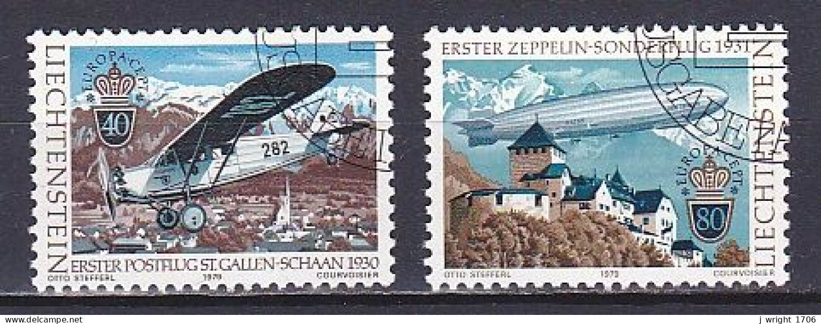 Liechtenstein, 1979, Europa CEPT, Set, CTO - Gebraucht