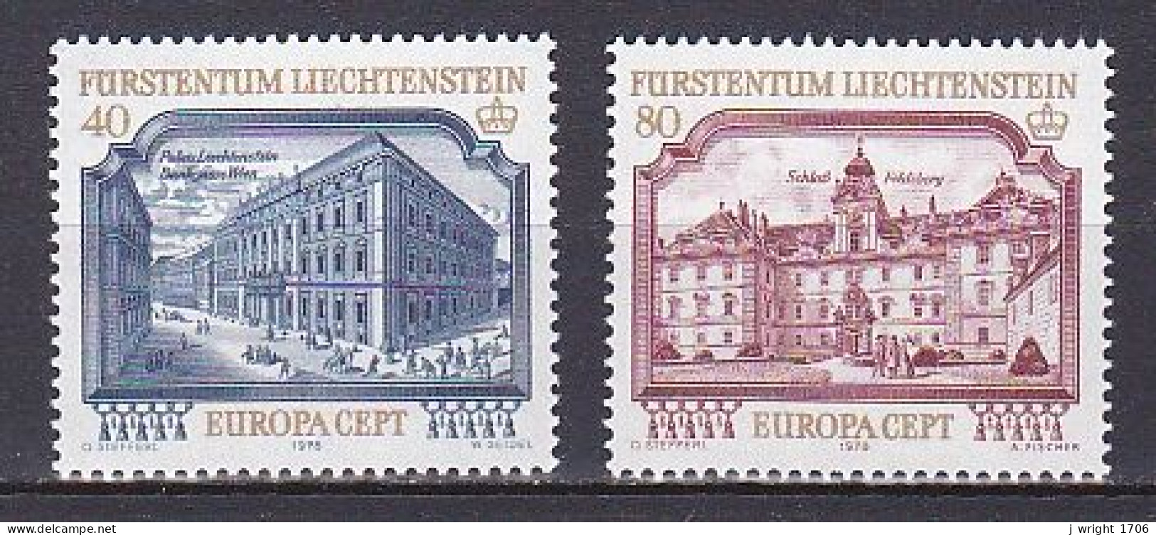 Liechtenstein, 1978, Europa CEPT, Set, MNH - Unused Stamps