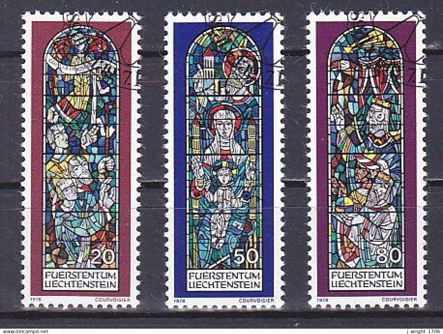 Liechtenstein, 1978, Christmas, Set, CTO - Used Stamps