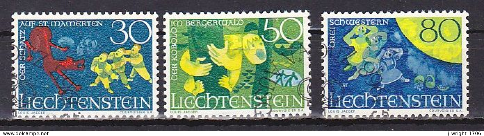 Liechtenstein, 1968, Sagas 2nd Series, Set, CTO - Gebraucht