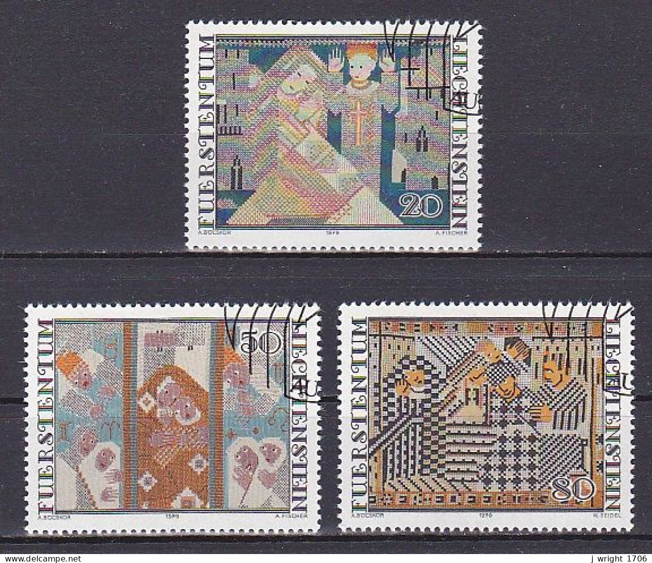 Liechtenstein, 1979, Christmas, Set, CTO - Used Stamps