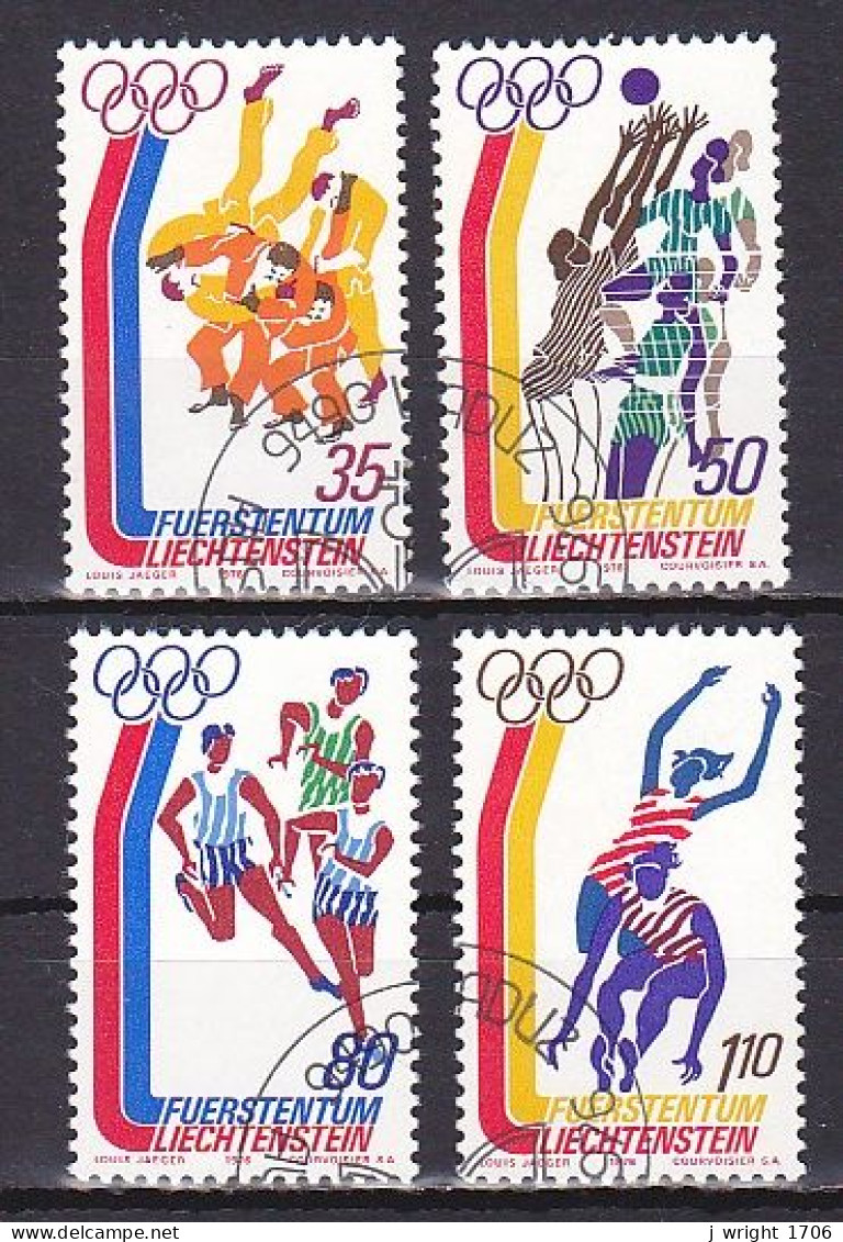 Liechtenstein, 1976, Olympic Summer Games, Set, CTO - Gebraucht
