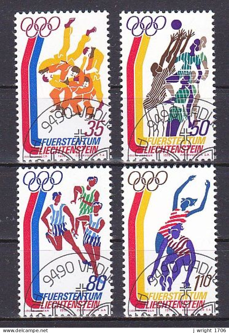 Liechtenstein, 1976, Olympic Summer Games, Set, CTO - Oblitérés