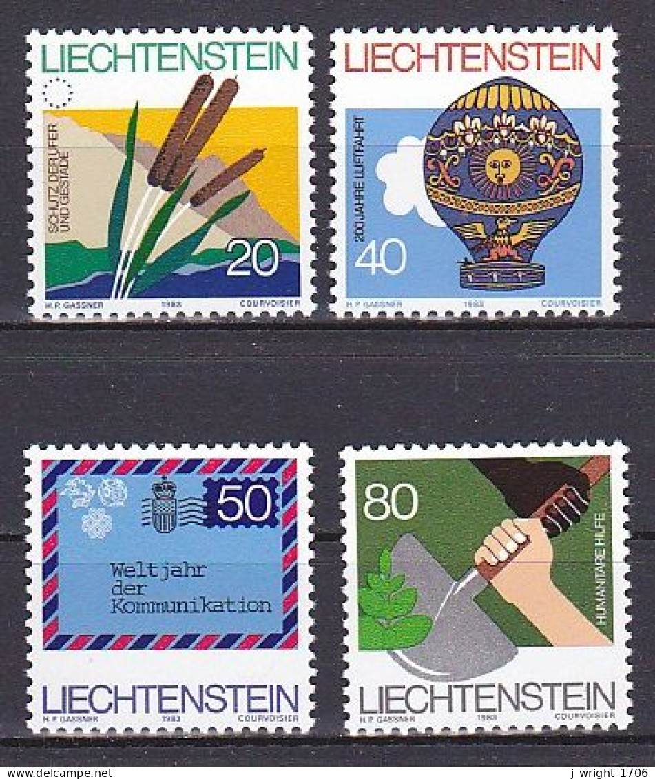 Liechtenstein, 1983, Anniversaries & Events, Set, MNH - Neufs