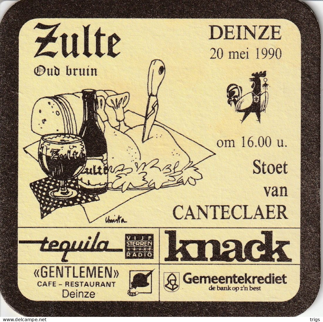 Zulte Oud Bruin - Sotto-boccale