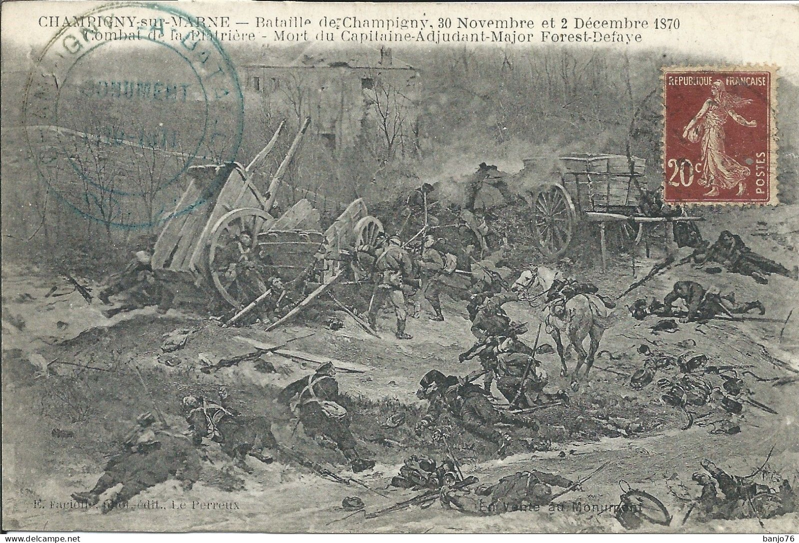 Champigny-sur-Marne (94) - Bataille De Champigny, 30 Novembre Et 2 Décembre 1870 - Champigny Sur Marne