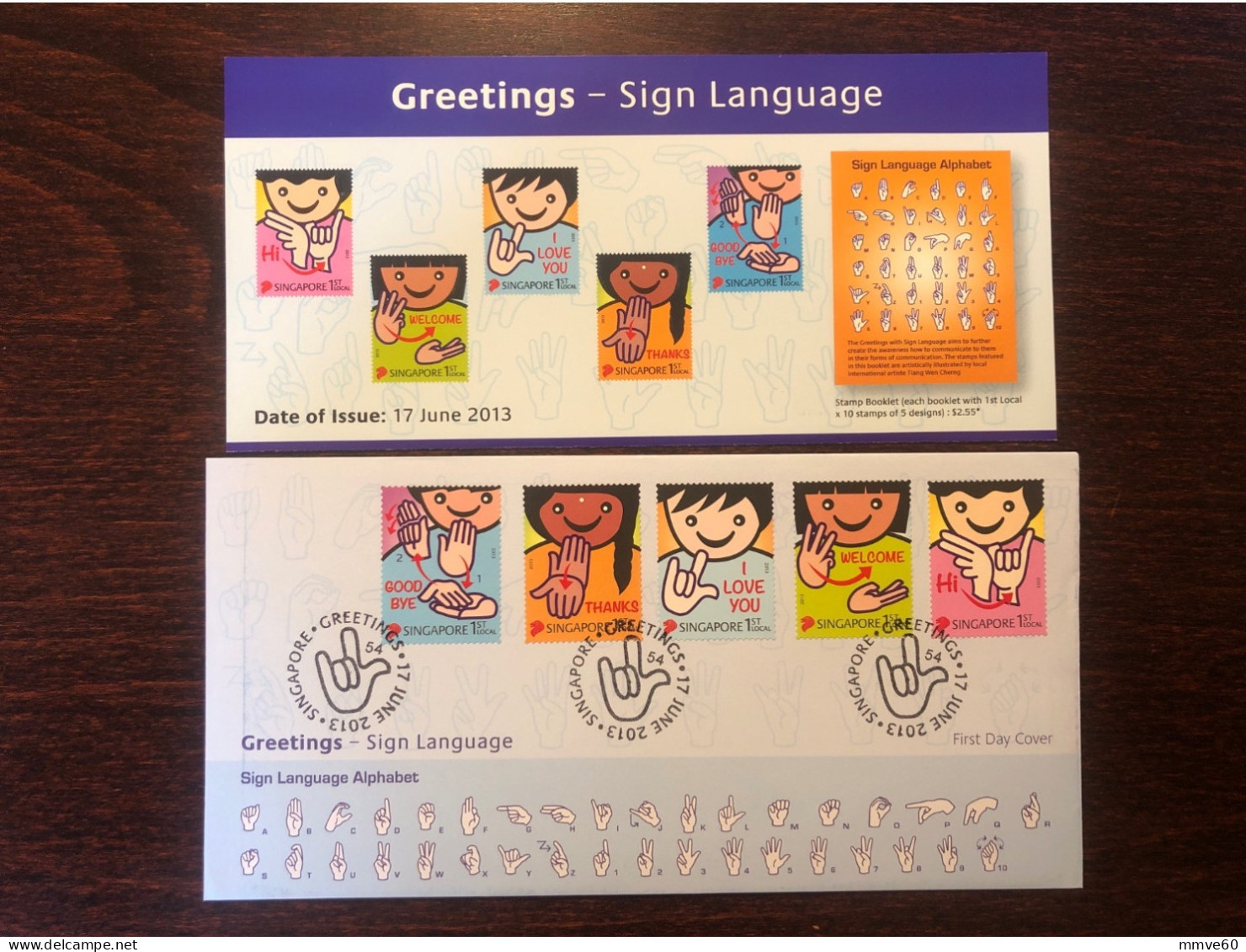 SINGAPORE FDC COVER 2013 YEAR DEAF PEOPLE SIGN LANGUAGE HEALTH MEDICINE STAMPS - Singapore (1959-...)