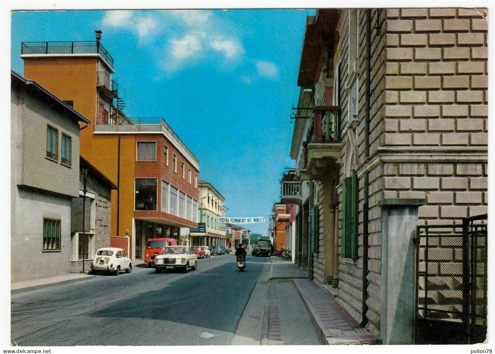 TAGLIO DI PO - VIA ROMEA - ROVIGO - 1972 - AUTOMOBILI - CARS - Rovigo