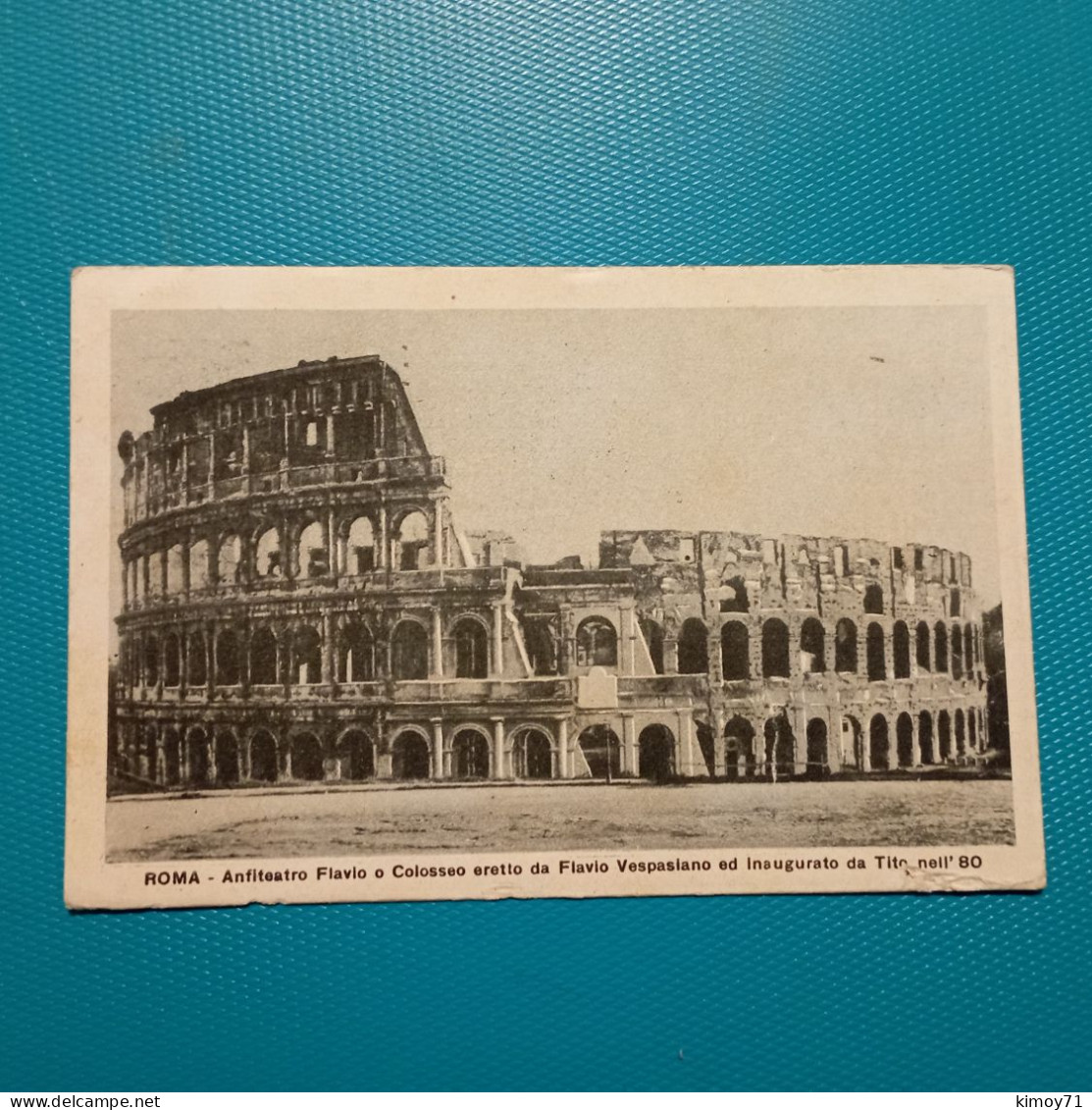 Cartolina Roma - Anfiteatro Flavio. Viaggiata 1931 - Other & Unclassified