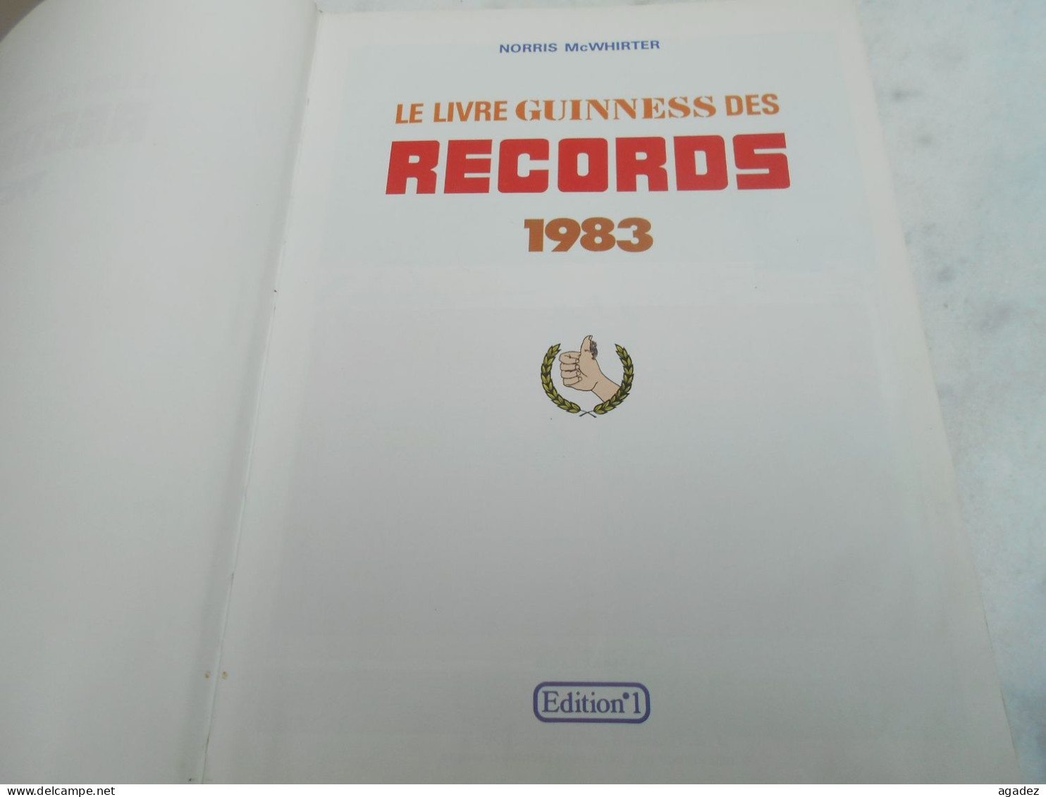 Livre Guinness Des Records 1983 - Enzyklopädien