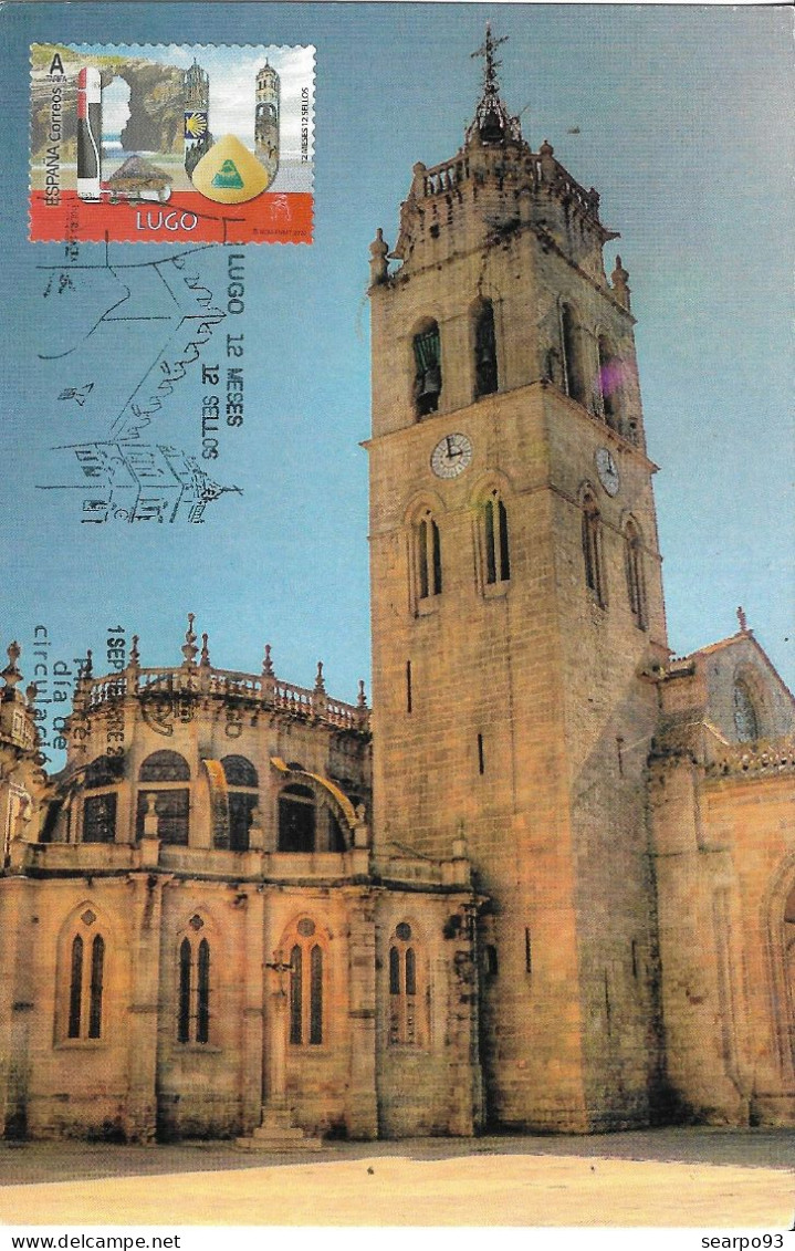SPAIN. MAXICARD FIRST DAY. LUGO CATHEDRAL. 2020 - Maximum Cards