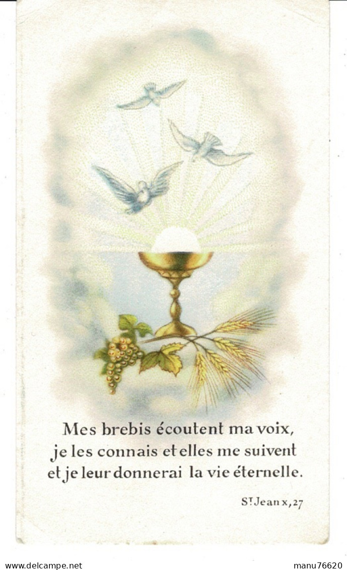 IMAGE RELIGIEUSE - CANIVET : Maryse & Patrick D...? Ligescourt - Somme - France . - Religion & Esotérisme