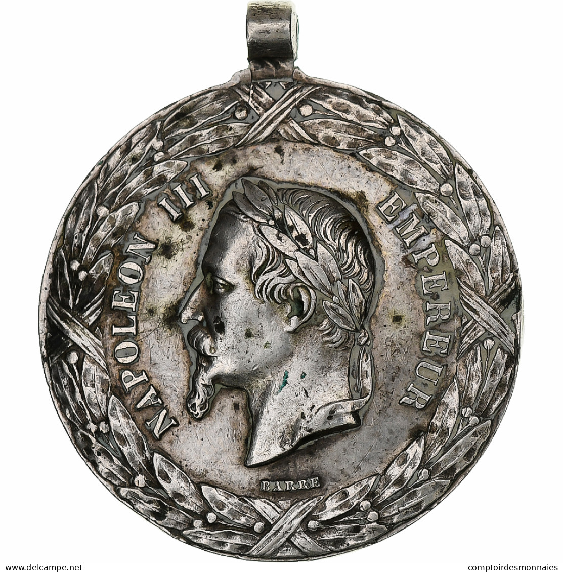 France, Médaille, Napoléon III, Expédition Du Méxique, 1862-1863, Bronze - Other & Unclassified