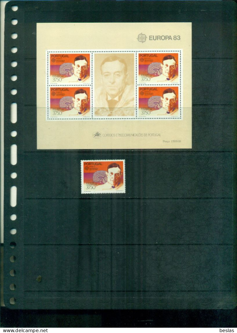 PORTUGAL EUROPA 83 1 VAL + BF NEUFS A PARTIR DE 1,75 EUROS - Unused Stamps