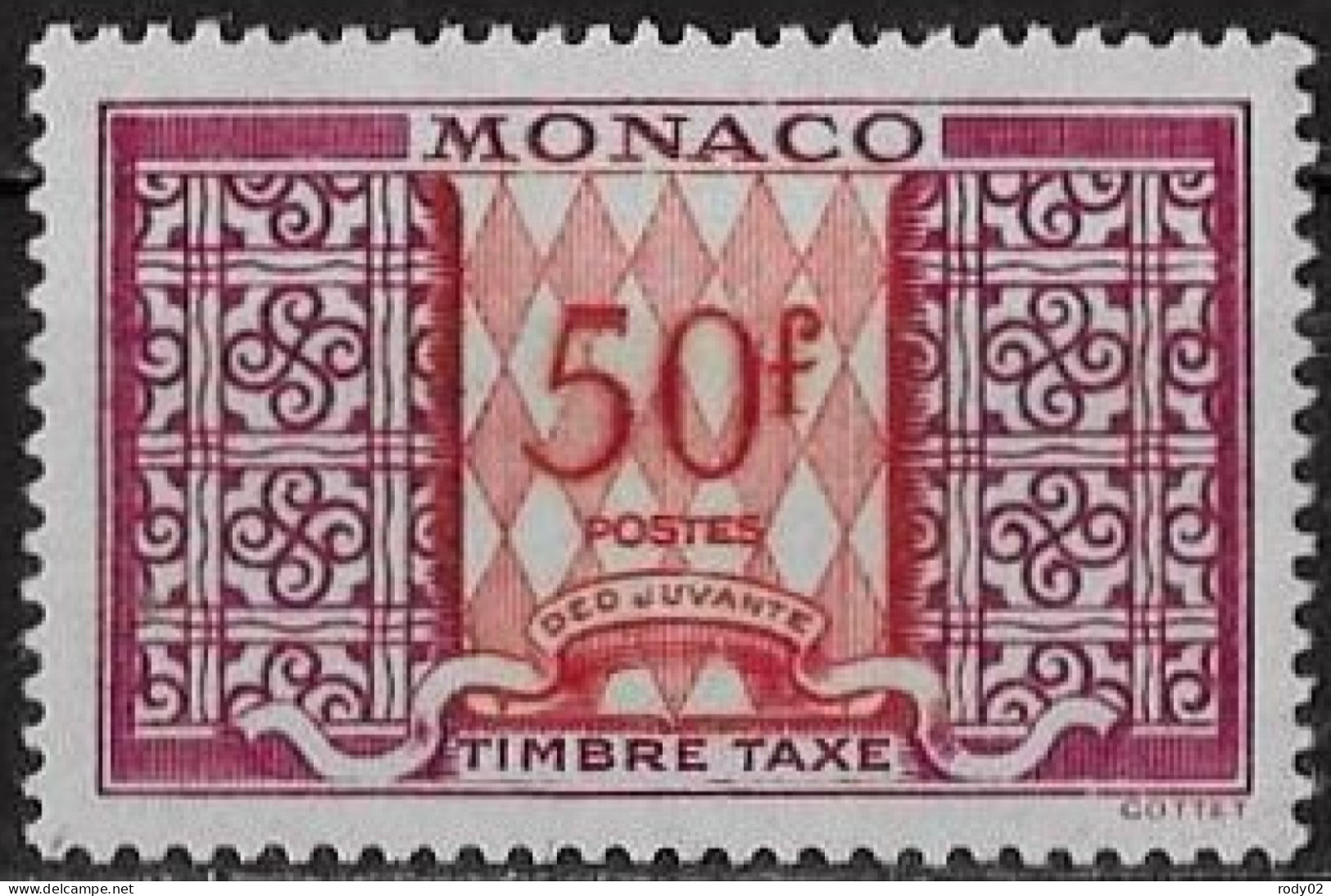 MONACO - TAXE 38A - NEUF* - Portomarken