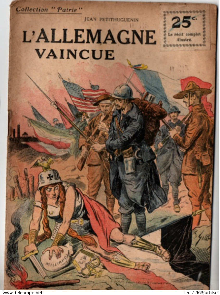 L'allemagne Vaincue , Guerre 14 - 18 - Oorlog 1914-18