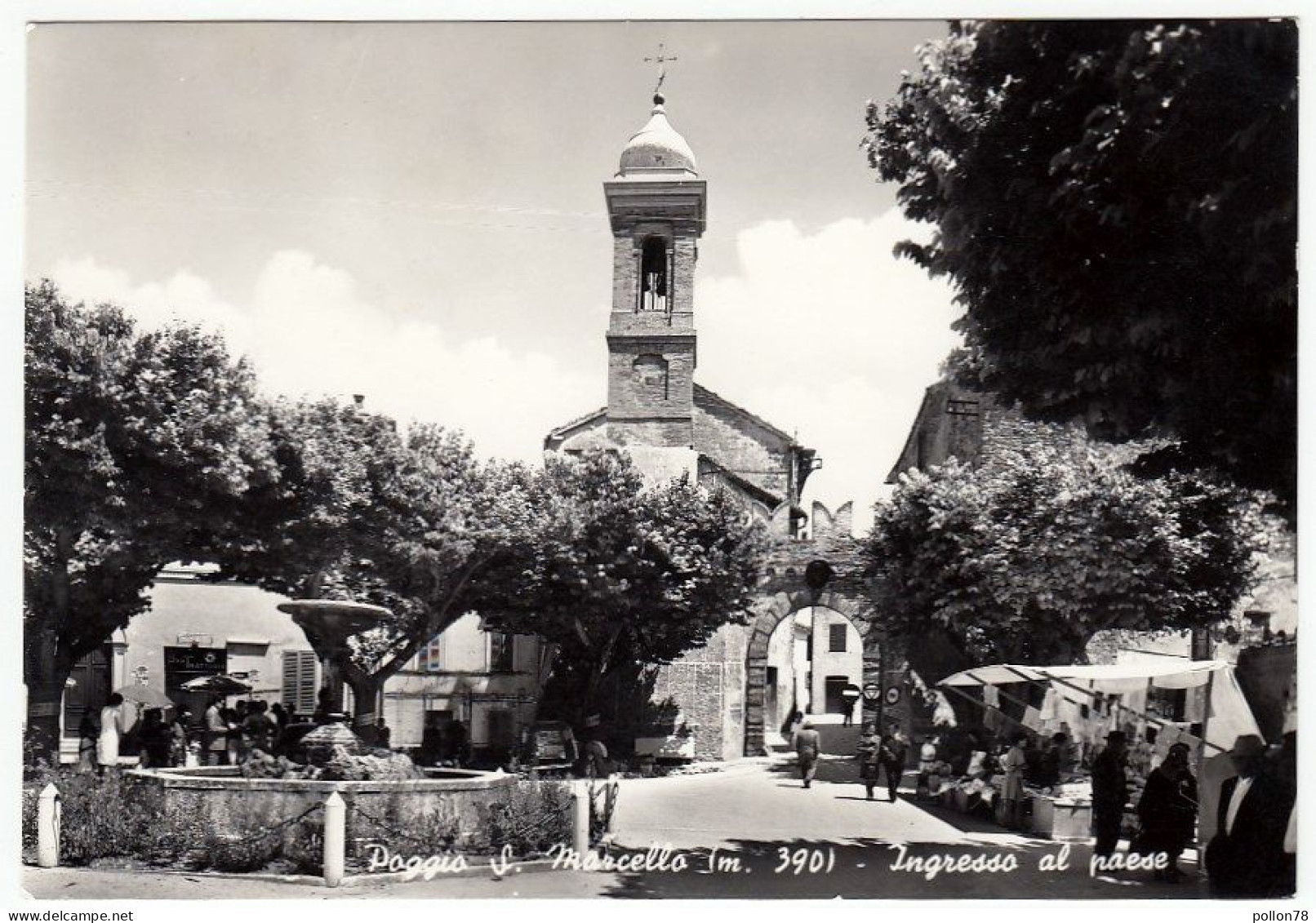 POGGIO S. MARCELLO - INGRESSO AL PAESE - ANCONA - 1970 - Ancona