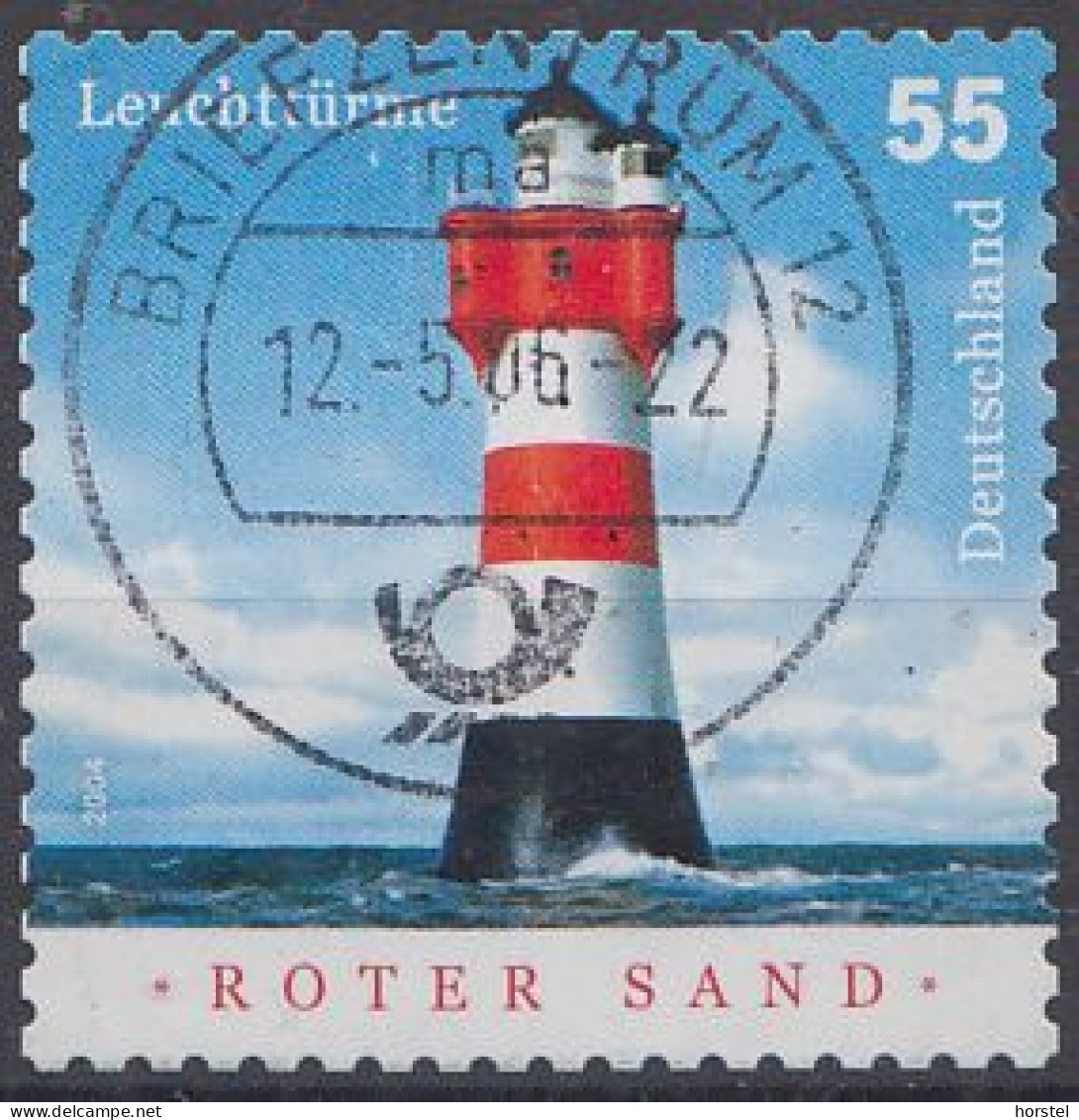Deutschland Mi.Nr.2413 Leuchtturm Roter Sand - Used Stamps