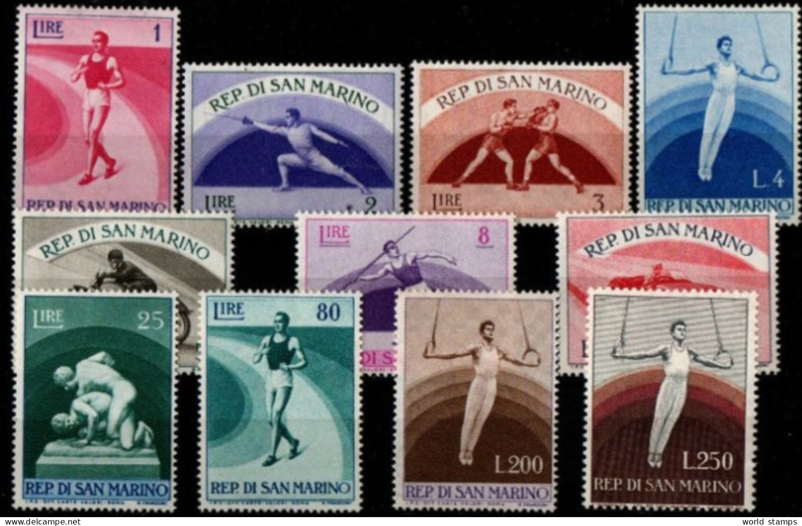 SAINT-MARIN 1954-5 ** - Unused Stamps