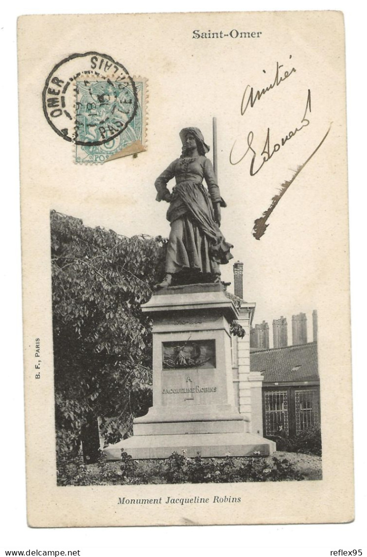 SAINT OMER - Monument Jacqueline Robins - Saint Omer