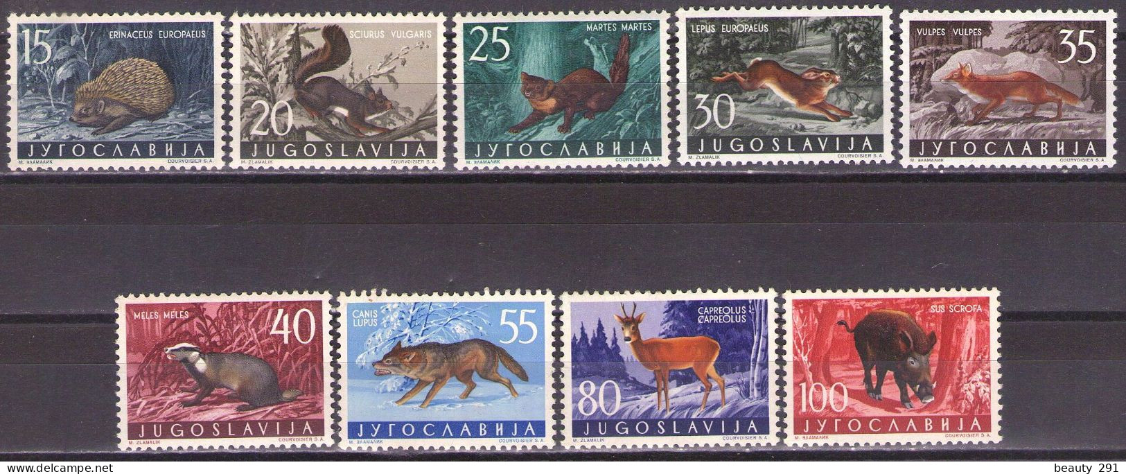 Yugoslavia 1960 -  Fauna IV Animals Mammals - Mi 917-925 - MNH**VF - Ongebruikt