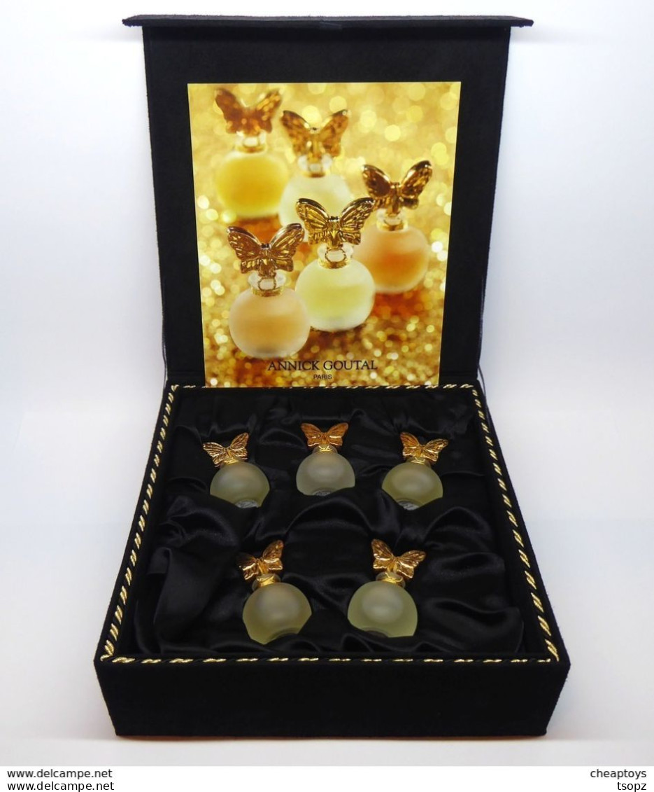 Annick GOUTAL - Coffret Commémoratif 30 Ans De La Marque - 5 Mini Boules Papillon Emblématiques - Miniaturen Damendüfte (mit Verpackung)