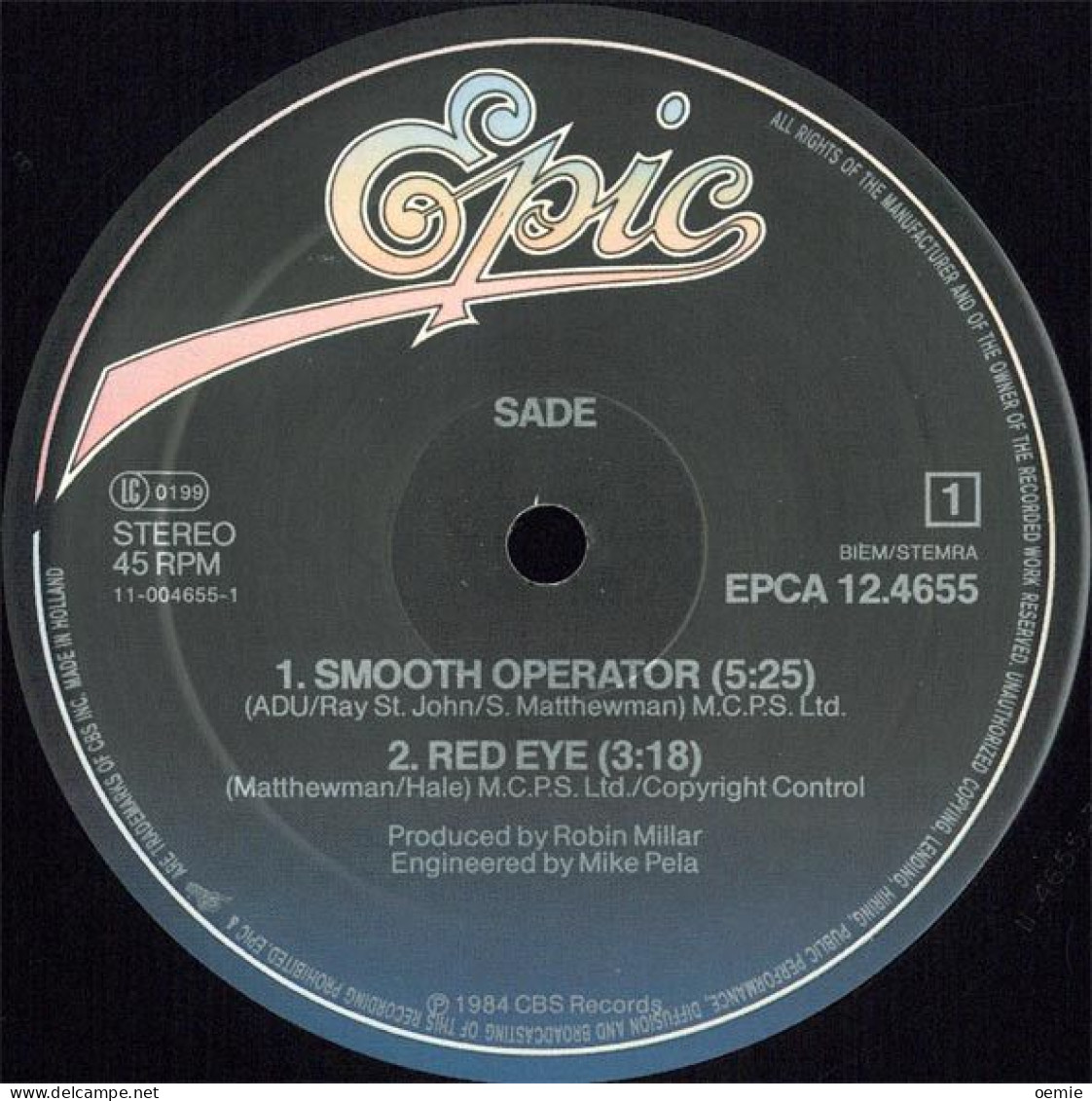SADE    SMOOTH OPERATOR - 45 T - Maxi-Single