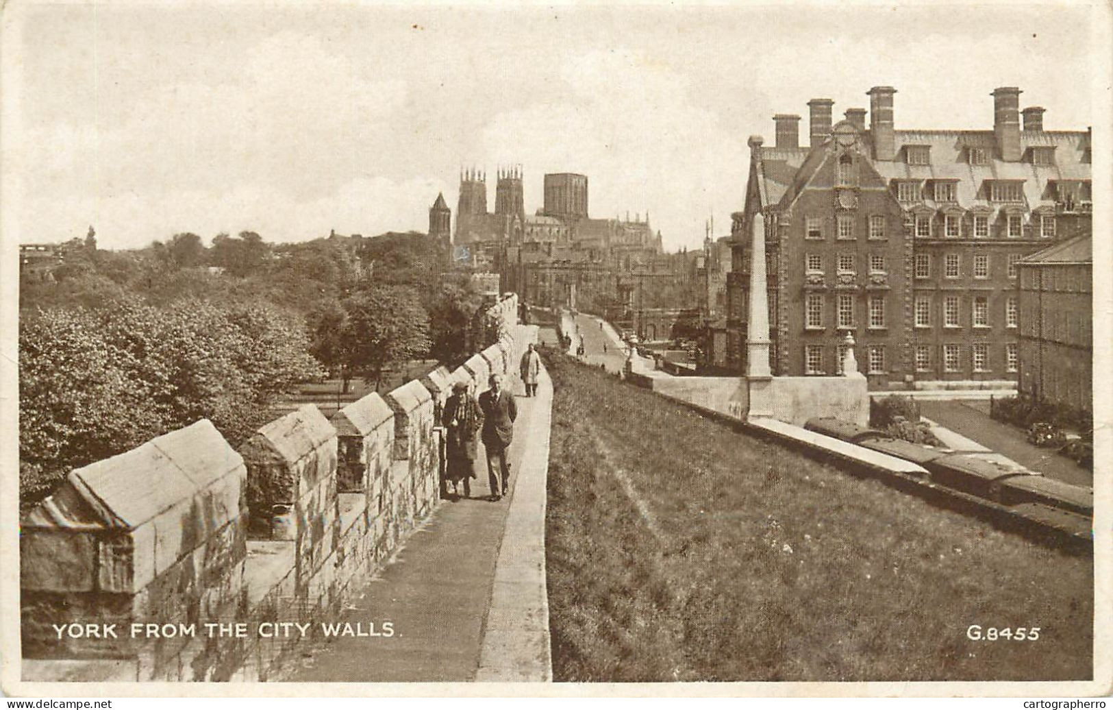 England York From The City Walls - York