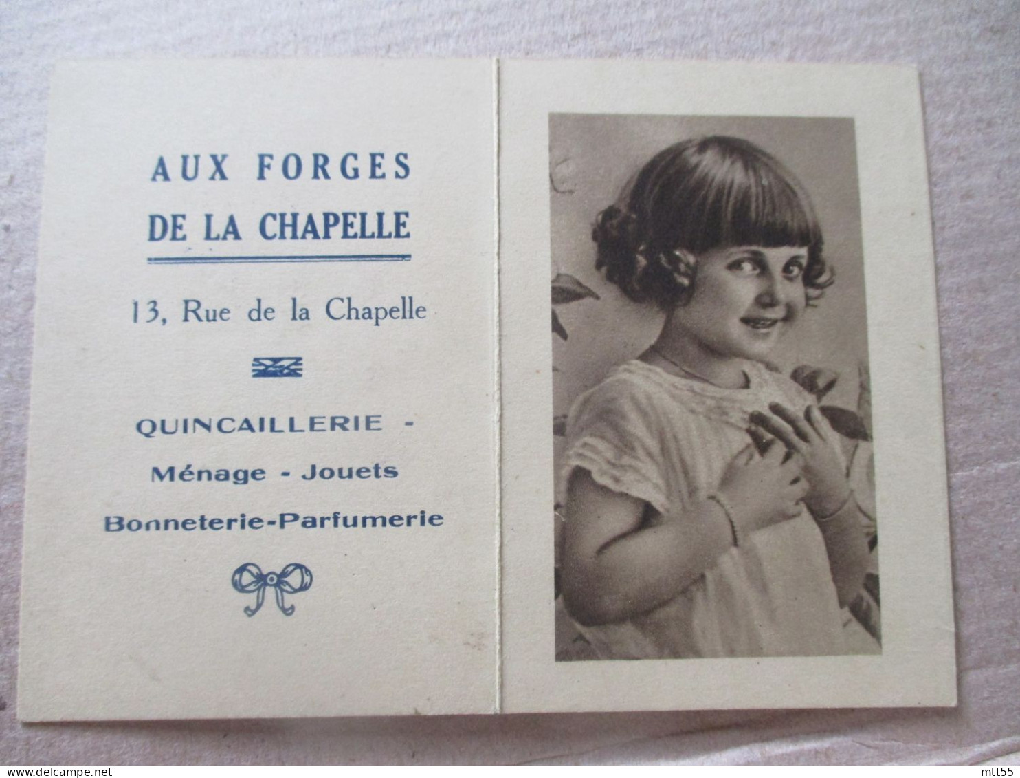 1941 CALENDRIER AUX FORGES DE LA CHAPELLE QUINCAILLERIE MENAGE - Petit Format : 1941-60