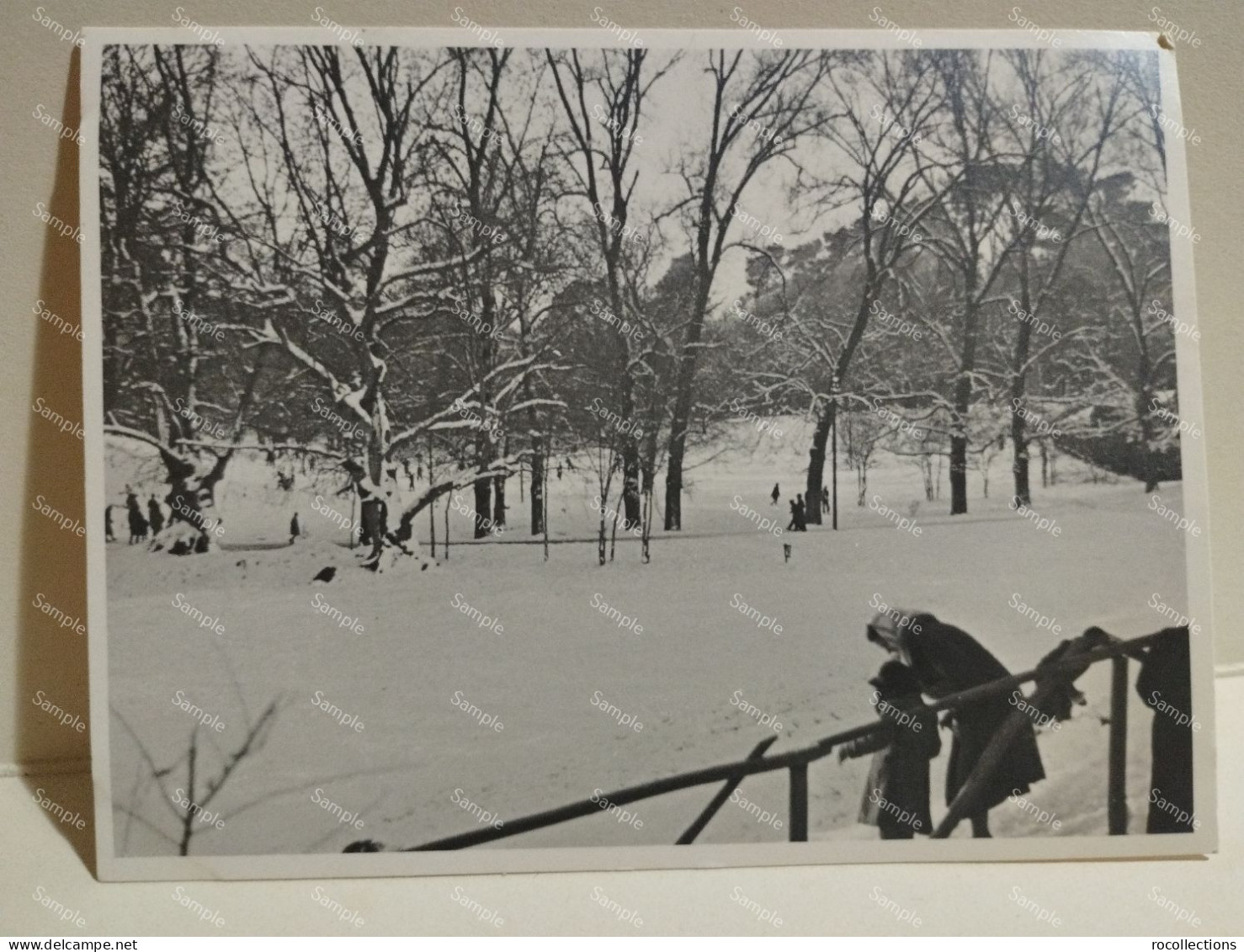 Italia Foto Viganò. Roma. Snow Scene. Neve In Città Gennaio 1940. - Europe