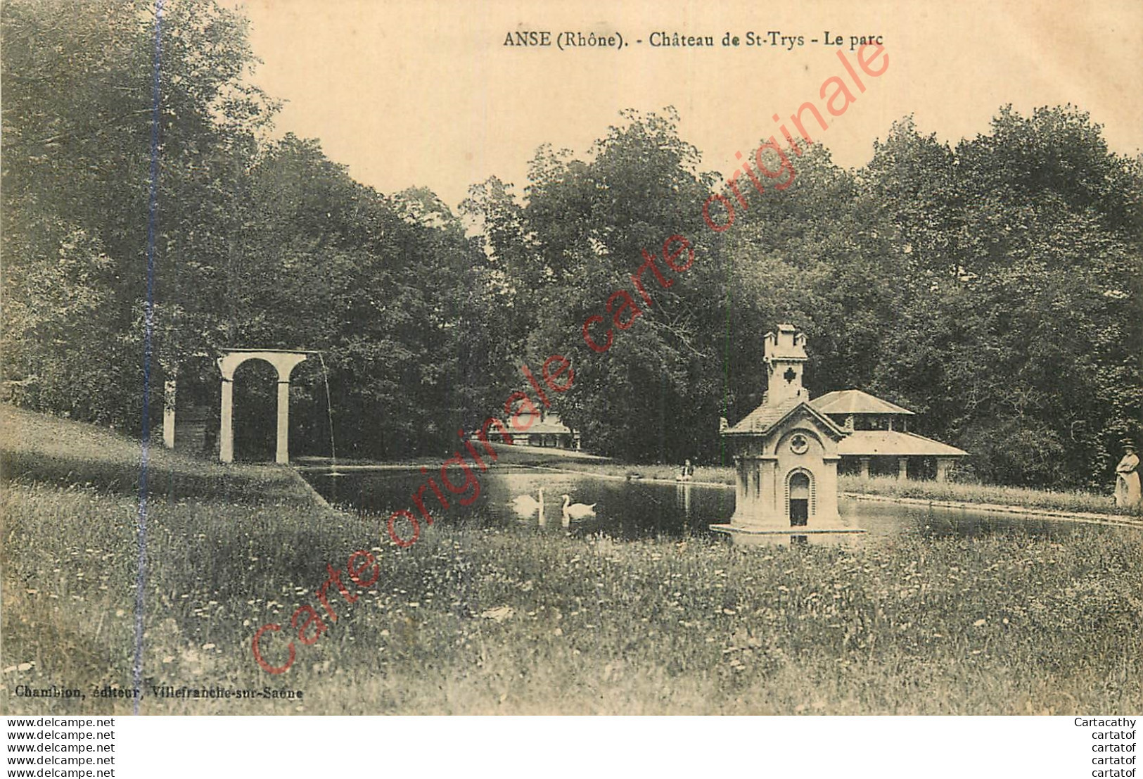 69.  ANSE .  Château De St-Trys .  Le Parc . - Anse
