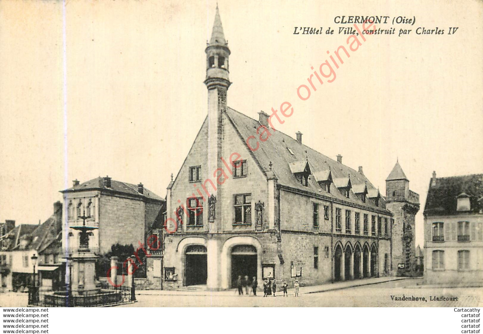 60.  CLERMONT . Hôtel De Ville .  - Clermont